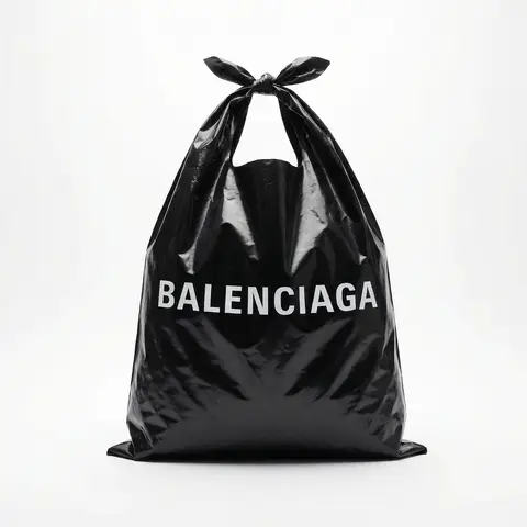 Minimalist Black Plastic Bag Product Photo