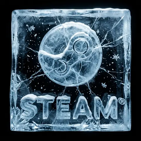 Full Body Ice Freeze Effect 3D Render