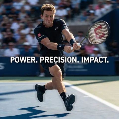 Tennis Forehand Cinematic Action Shot