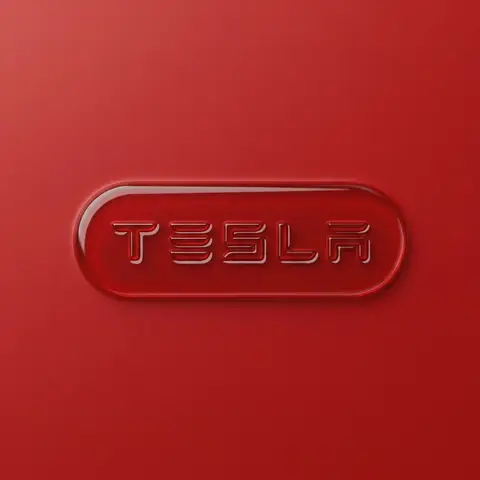 Logo liquid-like glass style
