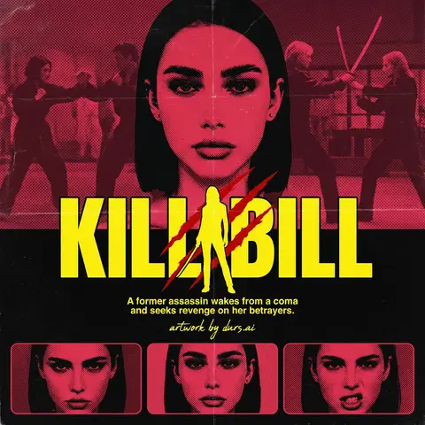 Pop-Art Grindhouse Revenge Cinema Comic Book Movie Poster