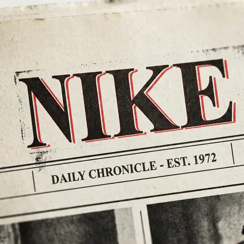 Brand Logo Newspaper Editorial Masthead Typography Print Design