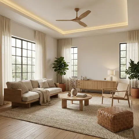 Modern Minimalist Interior Design Rendering