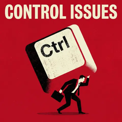 Giant Ctrl Key Editorial Illustration