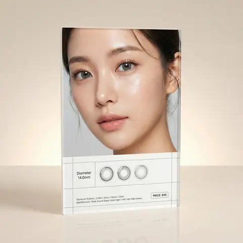 Contact Lens Packaging Card Commercial Shot