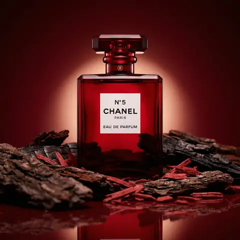 Dark Wood Bark Luxury Perfume Campaign Shot
