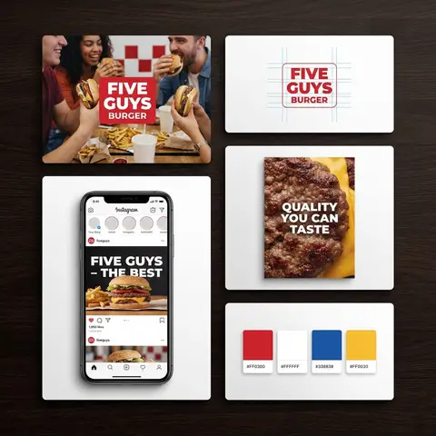 Brand Identity Bento Grid Showcase