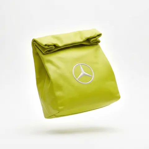 Paper Bag Leather Clutch Concept