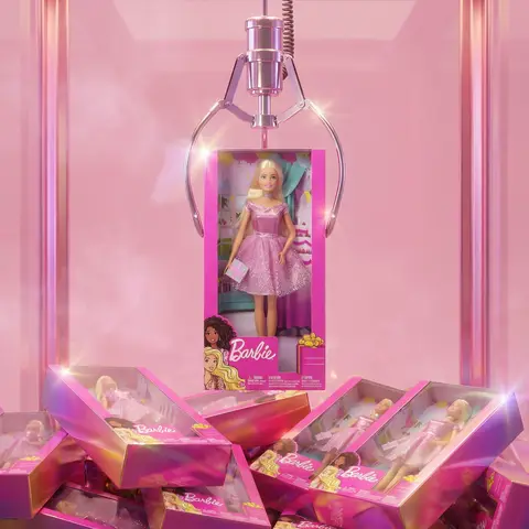 Claw Machine Luxury Product Editorial Scene