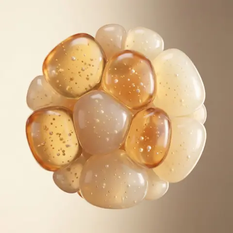 Translucent Gel Droplet Cluster Render