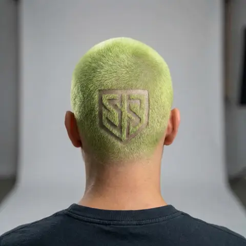 Logo Shaved Buzzcut Hair Design