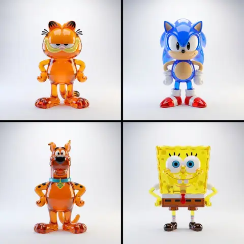 Designer Vinyl Collectible Figure Render