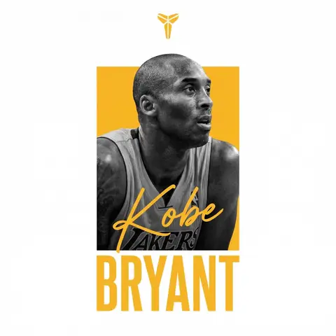Minimal poster with logo and signature