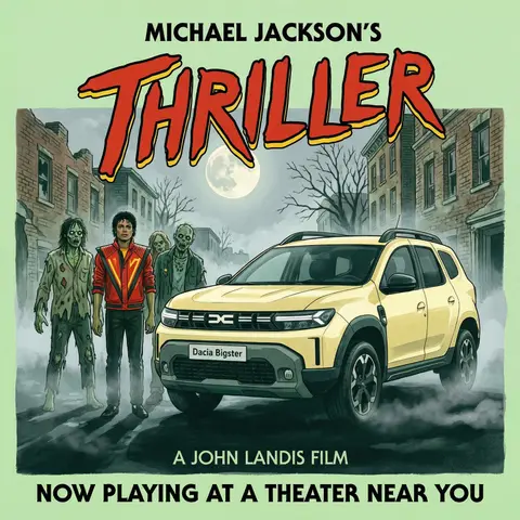 Thriller Movie Poster Dacia Bigster Parody