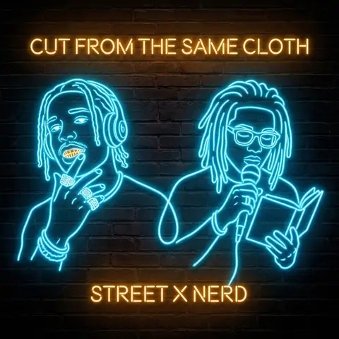 Hip Hop Album Cover Neon Sign Design
