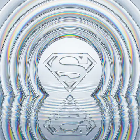 Glass Shockwave Rainbow Refraction Logo