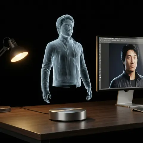 Holographic Character Projector Product Shot