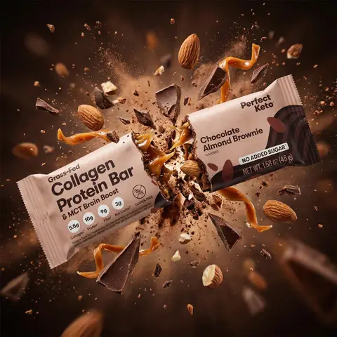Protein Bar Breaking Explosion Cinematic Ad