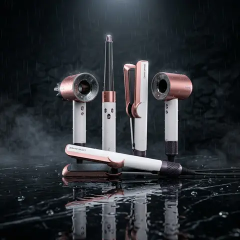 Rainy Reflective Surface Product Shot