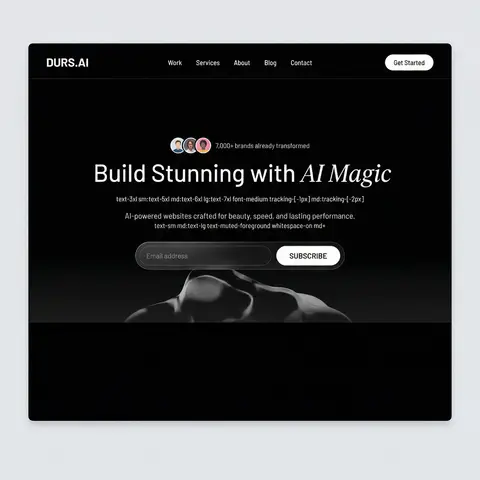 VIRALMEDIA AI Agency Dark Landing Page
