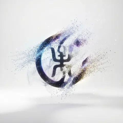 Symbol Light Disintegration Particle Render