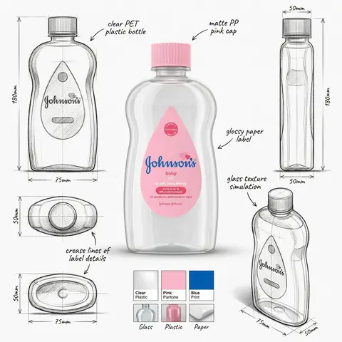 Industrial Design Packaging Illustration Sheet