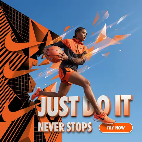 Brand Campaign Integrated 2D-3D Ad Composition