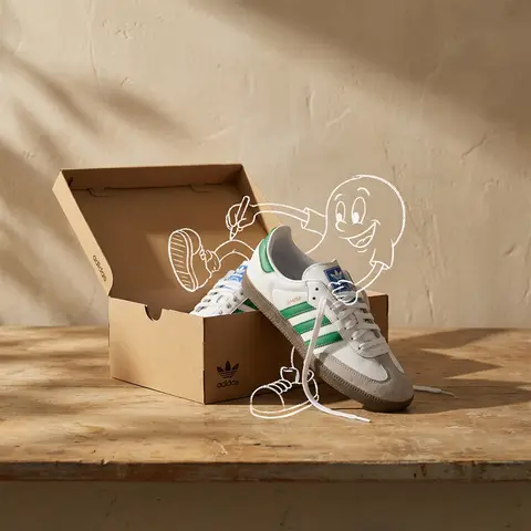 Adidas Sneakers Doodle Mixed Media Product Shot