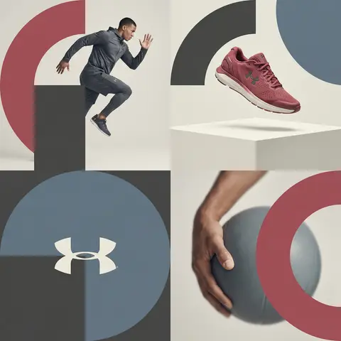 Editorial Grid Geometric Brand Campaign Visual